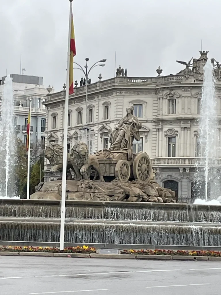 madrid city cibeles fountain
